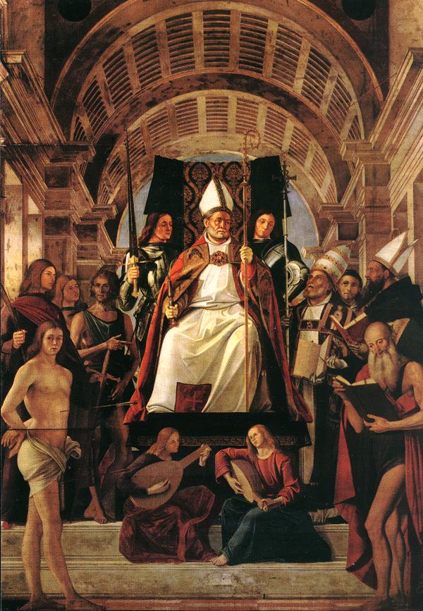 Altarpiece of St Ambrose er